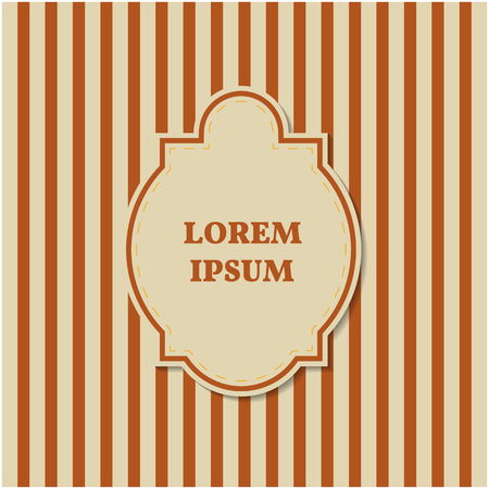 Background with vintage frame for your text, illustration.のイラスト素材