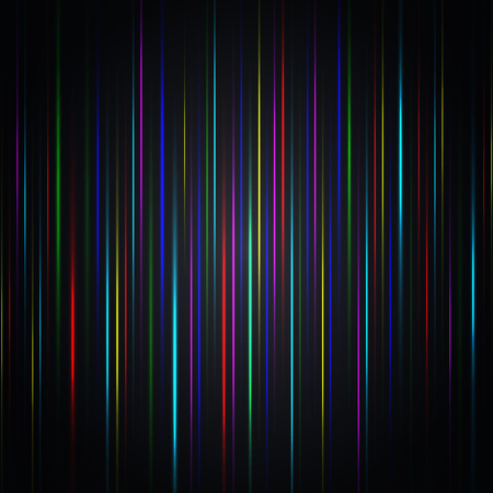 Abstract background of a set of multi-colored vertical stripes, vector illustration.のイラスト素材