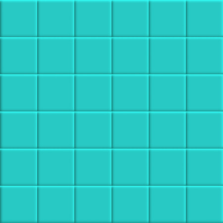 Abstract background, seamless texture from turquoise tiles, vector illustration.