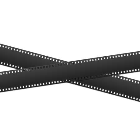 Realistic photo film camcorder and photo camera, vector illustration.のイラスト素材