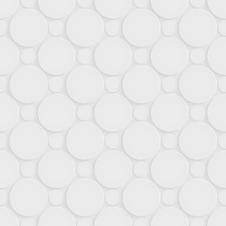 Seamless gray background from a set of circles of different sizes with shadow, vector illustration.のイラスト素材