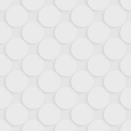 Seamless gray background from a set of circles of different sizes with shadow, vector illustration.のイラスト素材