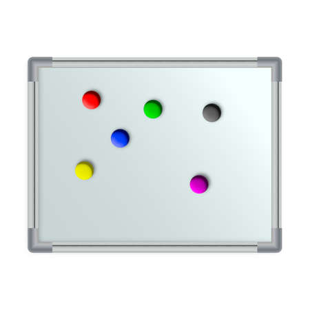 Magnetic board for drawing with a marker, vector illustration.のイラスト素材