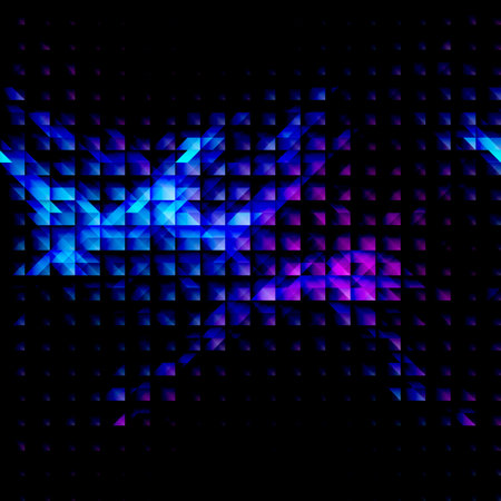 Bright abstract background of overlapping squares with space for your text, vector illustration.のイラスト素材