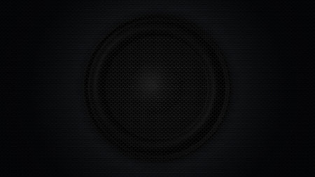 Speaker background of metal mesh, loudspeaker cover grid with realistic steel pattern, vector illustration.の写真素材