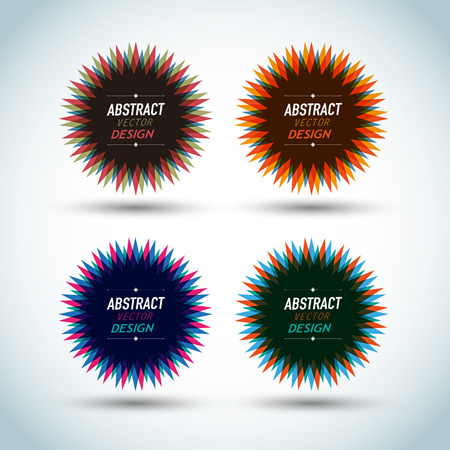 Abstract star sealsのイラスト素材