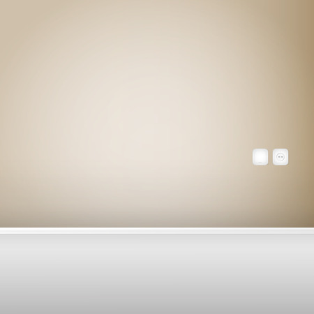 Empty wood panel wallのイラスト素材