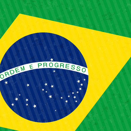 Detail of Brazil Flagのイラスト素材