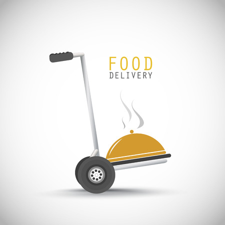 Courier food delivery vectorのイラスト素材