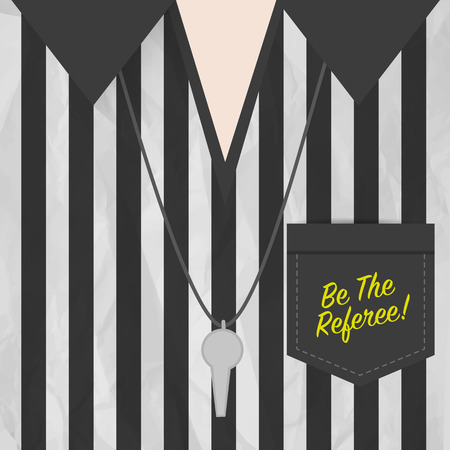Football refereeのイラスト素材
