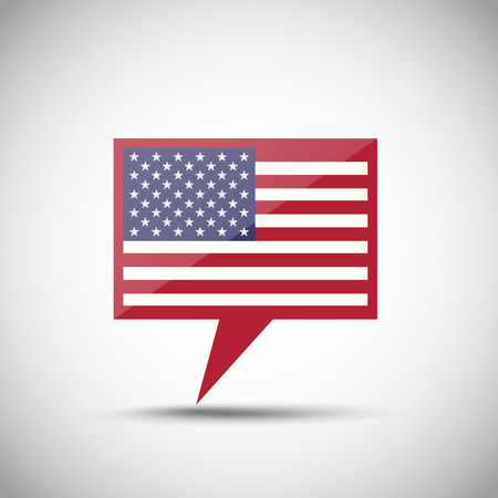 Usa American Flag Bubbleのイラスト素材