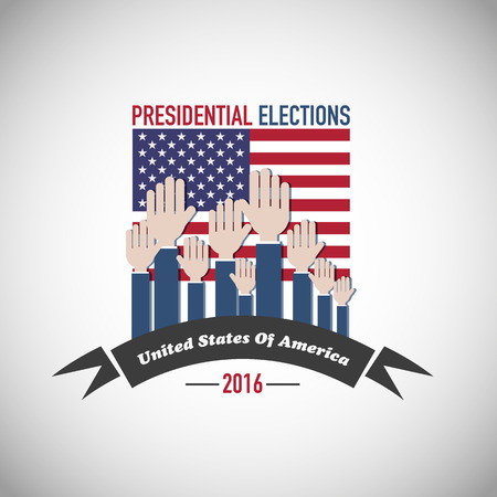 US Presidential Elections 2016のイラスト素材