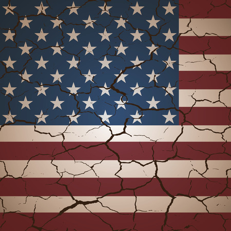 United States of America Flagのイラスト素材