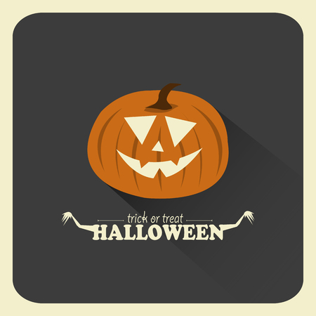 Halloween jack-o-lanternのイラスト素材