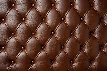 Close up of brown leather texture backgroundの素材
