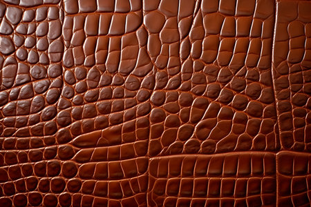 Close up of brown leather texture backgroundの素材