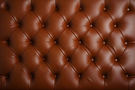 Close up of brown leather texture backgroundの素材