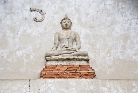 Buddha temple on the Thai churchの写真素材