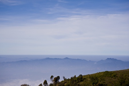 Viewpointà¸¡Doi Intha Non Thailandの写真素材