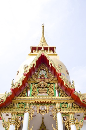 thai temple roofの写真素材