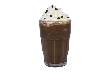 coffee ice on white backgroundsの写真素材