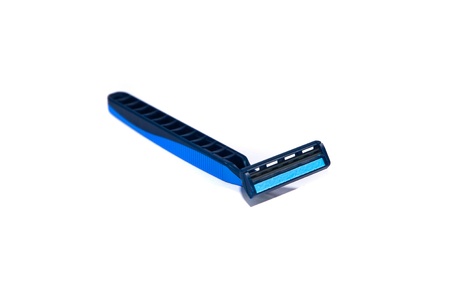 shaving on white backgroundsの写真素材