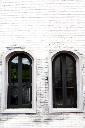 window on houseの写真素材
