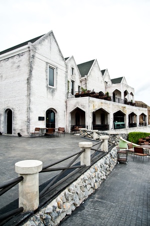 house made from stone and brickのeditorial素材