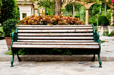 chair in garden