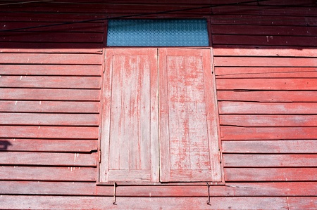 red windowの写真素材