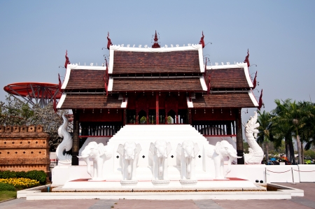 thai temple churchの写真素材