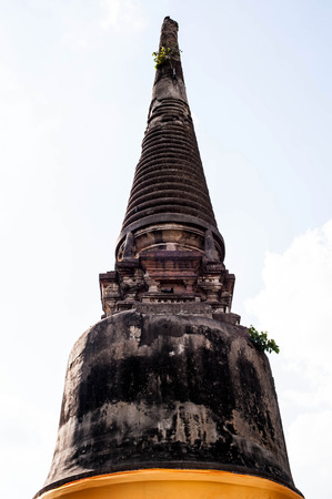 pagoda in thai templeの写真素材