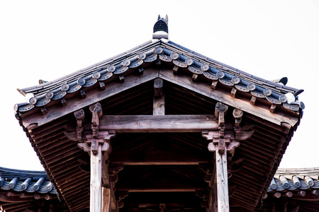 korea roof houseの写真素材
