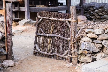 wooden doorの写真素材