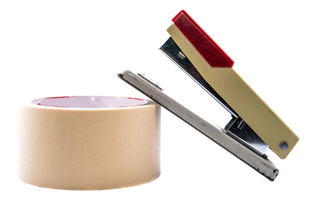 stapler and Scott tapeの写真素材