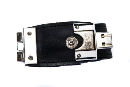 USB on white background