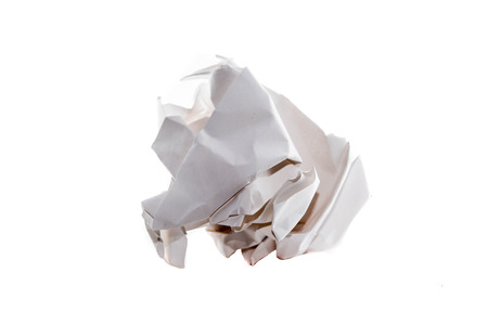 crumpled paperの写真素材