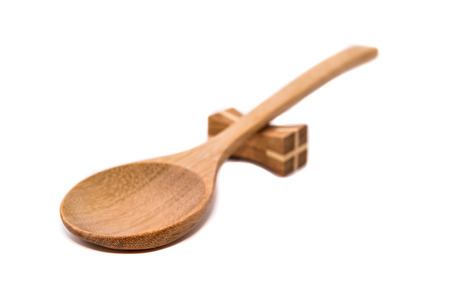 Wood spoonsの写真素材