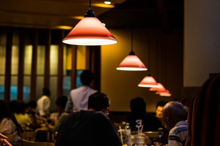 People in restaurantの写真素材