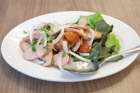 Spice sausage,Thai foodの写真素材