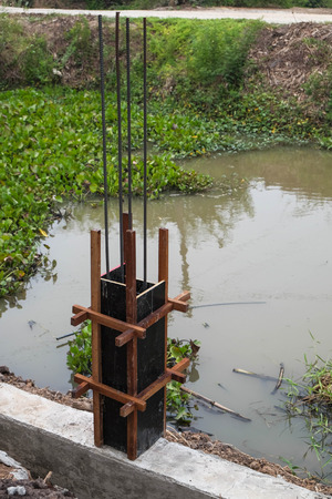 Construction poleの写真素材