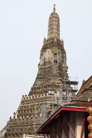 Pagoda in thai templeの写真素材