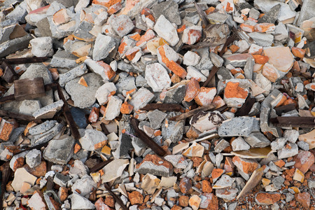 Brick in construction site
