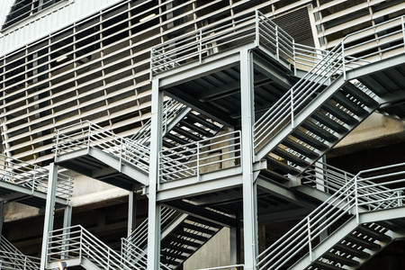 Iron stairの写真素材