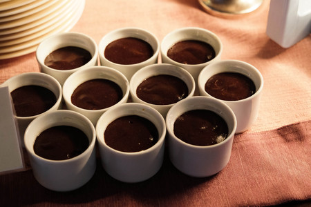 Chocolate desertの写真素材
