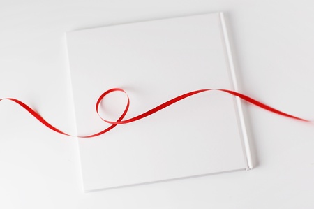 Book and ribbonの写真素材