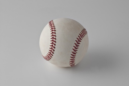 Baseball on white background