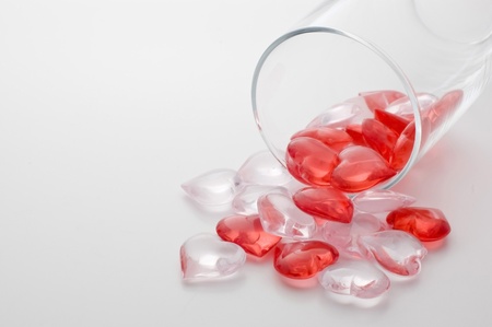 Small heart shape sundriesの写真素材