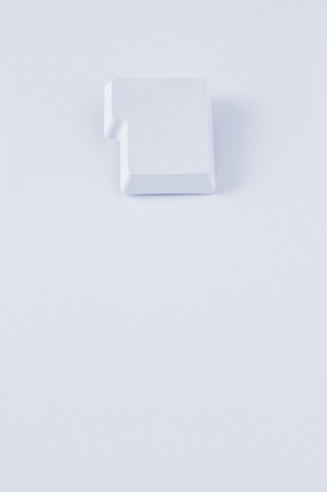 enter key on white backgroundの写真素材