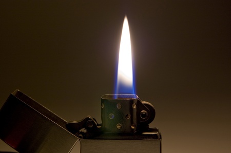 oil lighter fireの写真素材